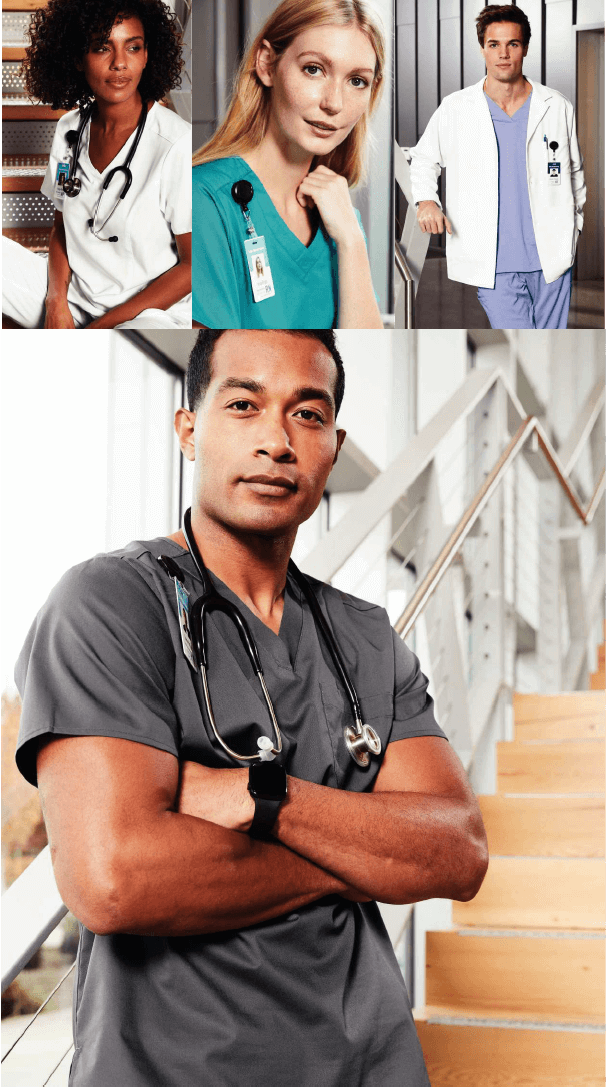 Branded medical uniforms